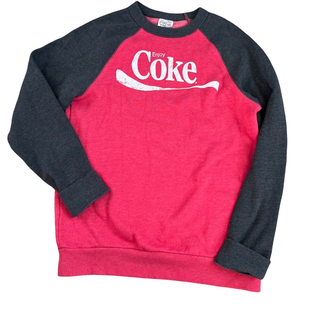 Vintage Coca Cola Red and Grey Crewneck Size Medium